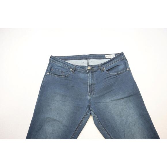 Buffalo David Bitton Axel Buckle Slim Straight Stretch Denim Jeans Mens 38 x 30 - Picture 5 of 8